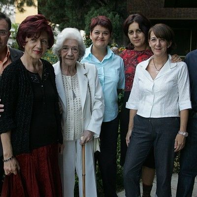 2006. Con Ana María Matute, Antonio Rodríguez y periodistas del diario Córdoba